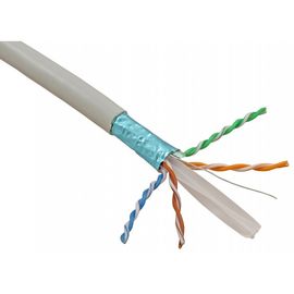 کابل شبکه 1000FT FTP Cat5e PVC 305m 24AWG مس برهنه اختیاری رنگ
