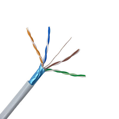 کابل شبکه CAT5E شبکه تک محافظت شده 24awg 305m Ethernet Communication