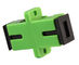 لوازم جانبی فیبر نوری سبز Sc / Acp Adapter PVC Material Dimension 32MM
